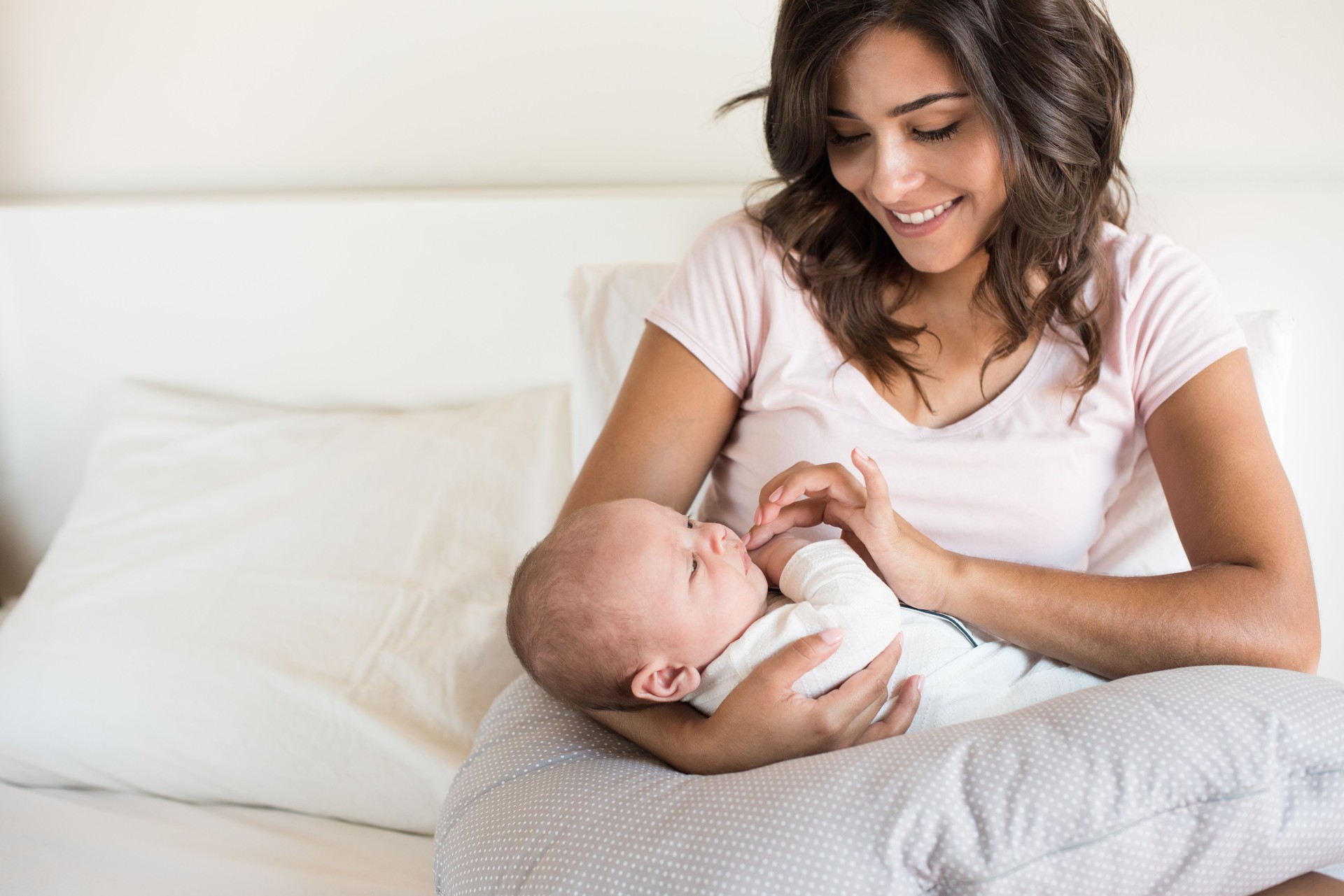 Mother with baby