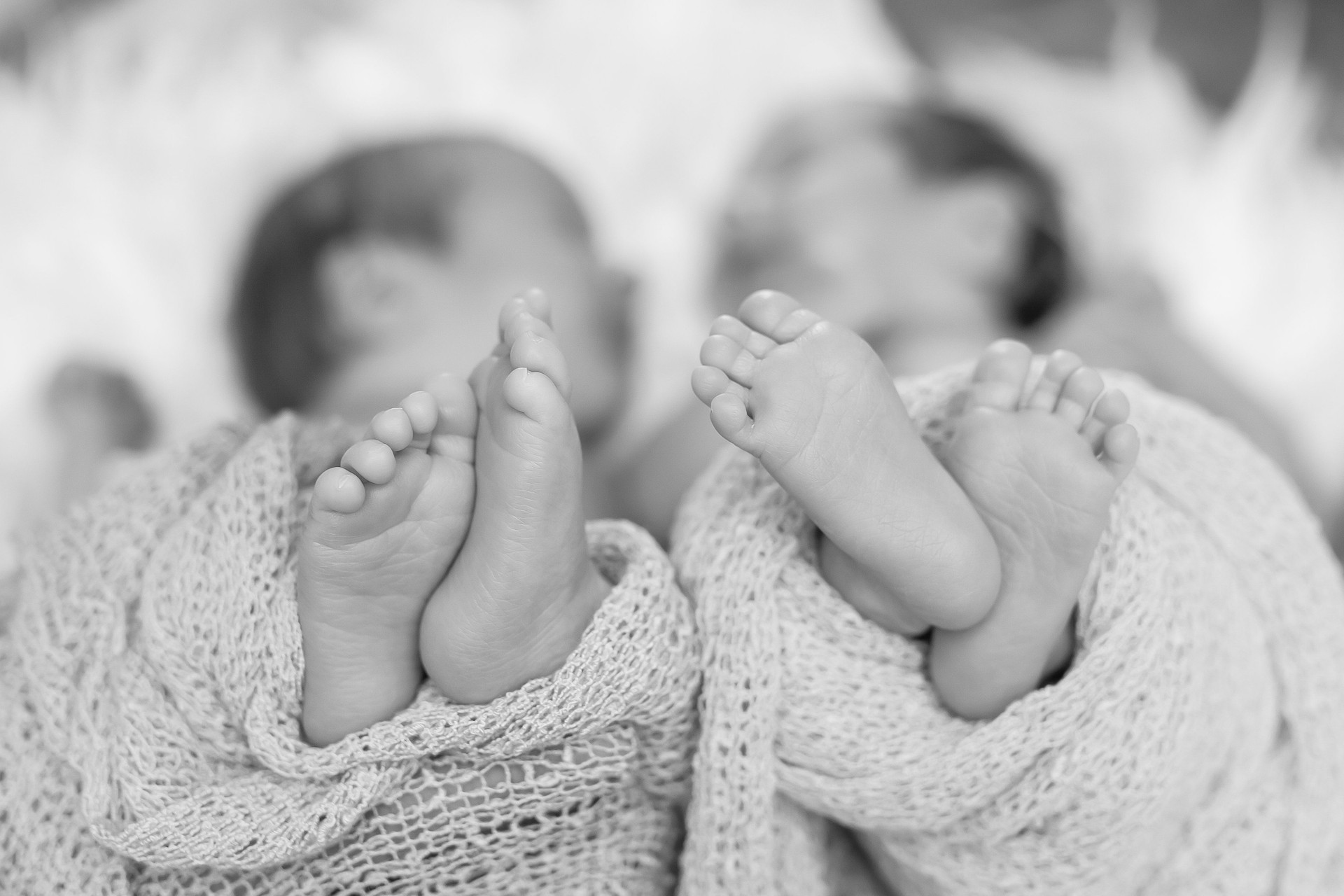 Baby Twins Feet, Baby Nurse Postpartum Doula Clients